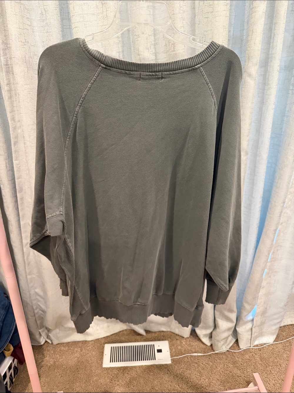 Z Supply Vintage Olive Pullover Sweatshirt - Picture 4 of 4